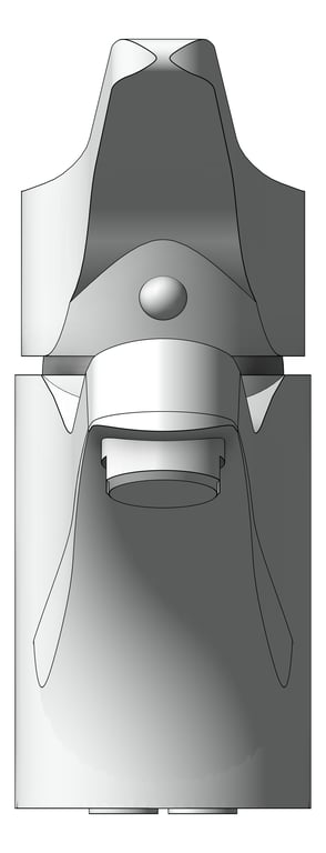 Front Image of Mixer Basin Raymor Armada