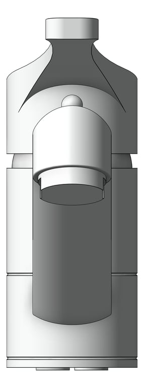Front Image of Mixer Basin Raymor Banjo Swivel Single