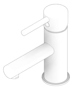 3D Documentation Image of Mixer Basin Raymor Projix FixedSpout PinLever