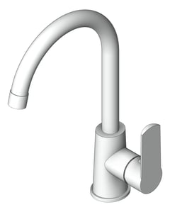 3D Shaded Image of Mixer Sink Raymor Alpha