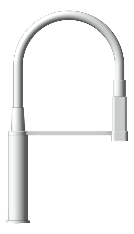 Left Image of Mixer Sink Raymor Delta BlackGooseneck