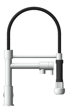 Left Image of Mixer Sink Raymor Dublin PullOutSpray