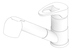 3D Documentation Image of Mixer Sink Raymor Lawson PullOutSpray