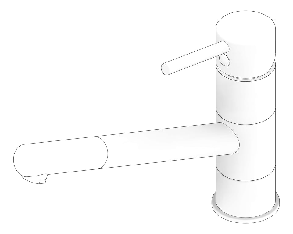 3D Documentation Image of Mixer Sink Raymor Projix PinLever