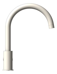 Left Image of Mixer Sink Raymor Projix SideLever Gooseneck