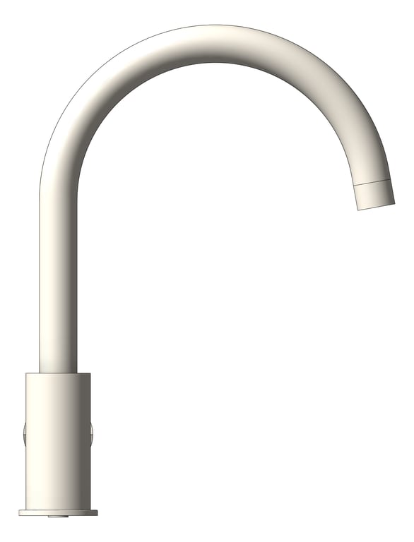 Left Image of Mixer Sink Raymor Projix SideLever Gooseneck