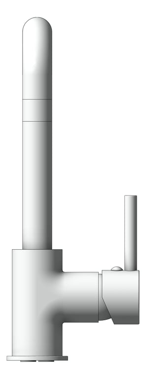 Front Image of Mixer Sink Raymor Projix Square SideLever
