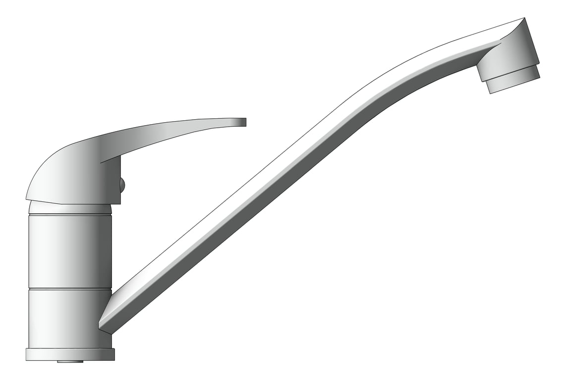 Left Image of Mixer Sink Raymor Surrey 35mm