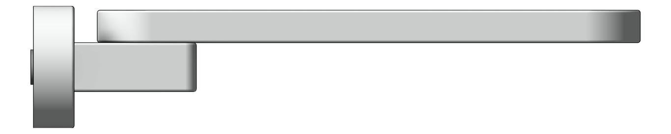 Left Image of Spout Bath Raymor Lavas Swivel 220mm
