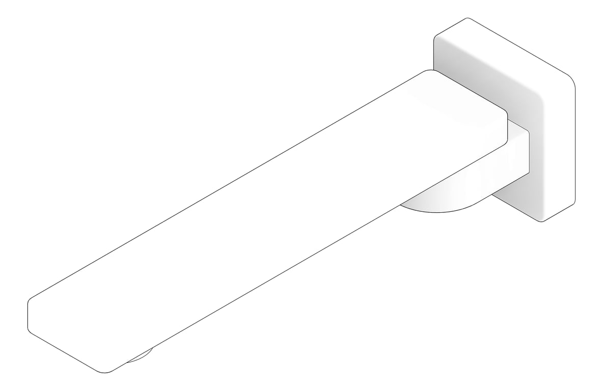 3D Documentation Image of Spout Bath Raymor Sigma WallSwivel