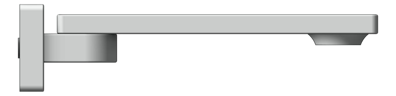 Left Image of Spout Bath Raymor Sigma WallSwivel