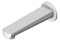 3D Shaded Image of Spout Wall Raymor Alpha BathBasin 160mm