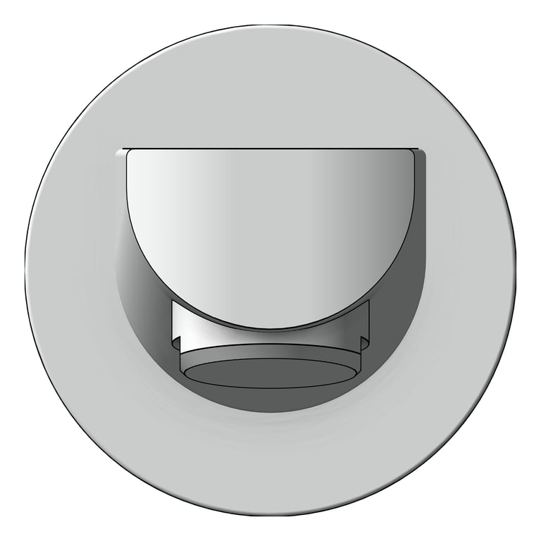 Front Image of Spout Wall Raymor Alpha BathBasin 160mm