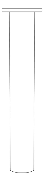 Plan Image of Spout Wall Raymor Alpha BathBasin 220mm