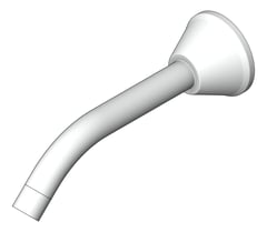 3D Shaded Image of Spout Wall Raymor Atlanta Bath 172mm