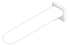 3D Documentation Image of Spout Wall Raymor EdgeII BathBasin 200mm