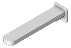 3D Shaded Image of Spout Wall Raymor EdgeII BathBasin 200mm