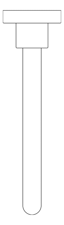 Plan Image of Spout Wall Raymor Raven BathBasin 200mm