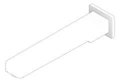 3D Documentation Image of Spout Wall Raymor Sigma BathBasin 220mm