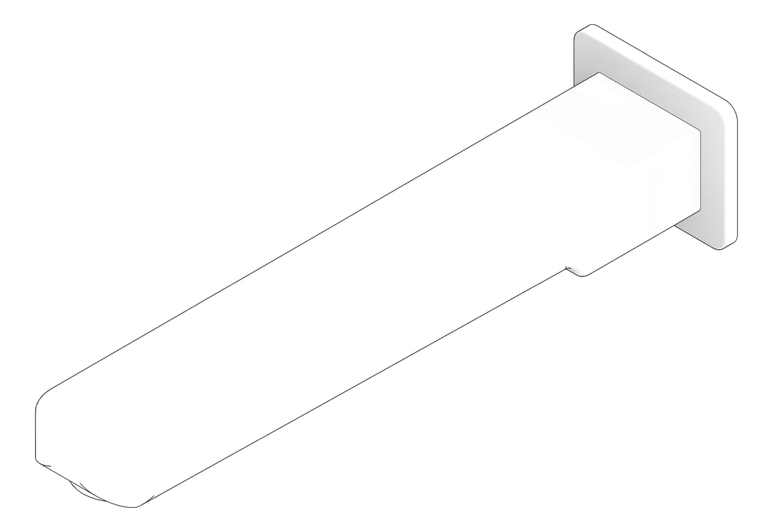 3D Documentation Image of Spout Wall Raymor Sigma BathBasin 220mm