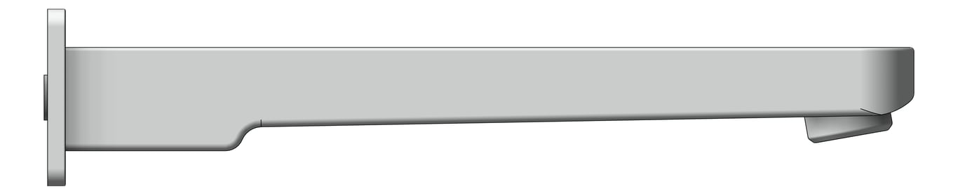 Left Image of Spout Wall Raymor Sigma BathBasin 220mm