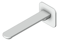 3D Shaded Image of Spout Wall Raymor Winton BathBasin 200mm