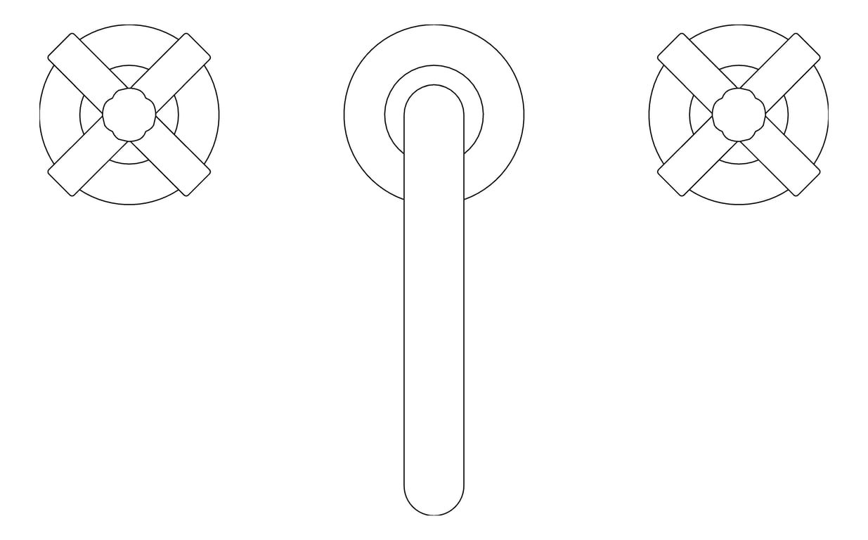 Plan Image of TapSet Basin Raymor Alpha Cross