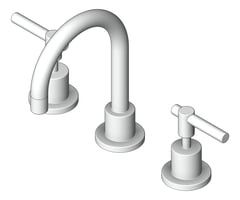 3D Shaded Image of TapSet Basin Raymor Alpha Lever