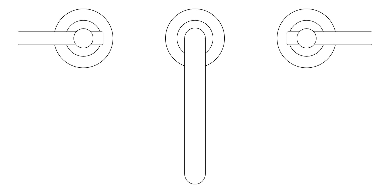 Plan Image of TapSet Basin Raymor Alpha Lever