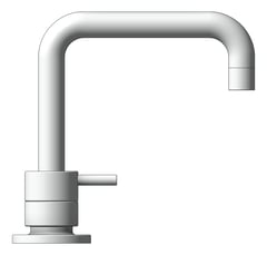 Left Image of TapSet Basin Raymor Projix Lever SquareSpout