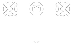 Plan Image of TapSet Basin Raymor Raven Cross