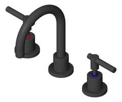 3D Shaded Image of TapSet Basin Raymor Raven Lever