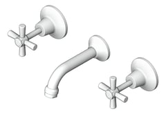 3D Shaded Image of TapSet Bath Raymor Armada