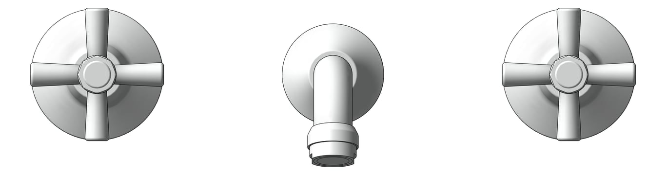 Front Image of TapSet Bath Raymor Armada