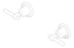 3D Documentation Image of Tap Wall Raymor Alpha Lever