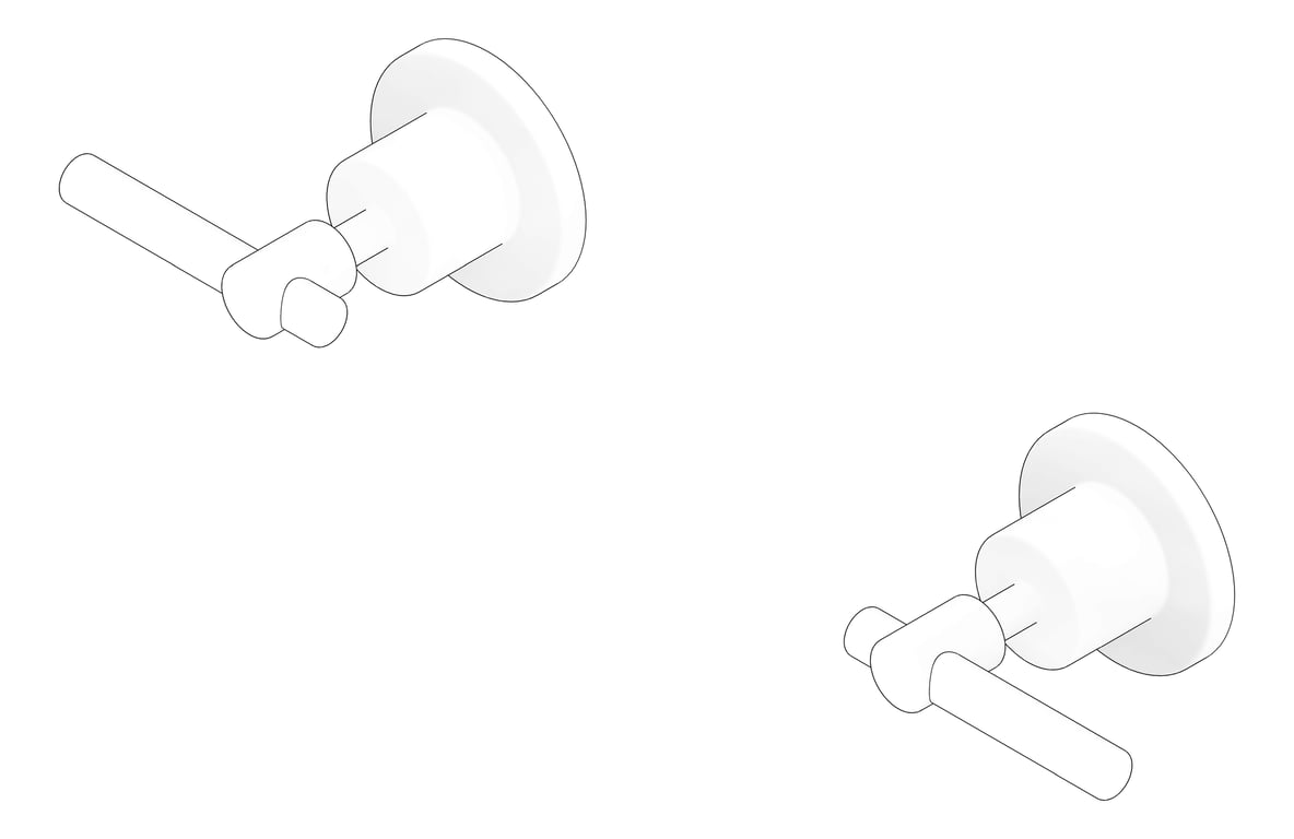 3D Documentation Image of Tap Wall Raymor Alpha Lever