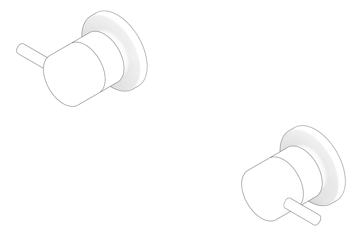 3D Documentation Image of Tap Wall Raymor Projix Lever