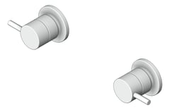 3D Shaded Image of Tap Wall Raymor Projix Lever