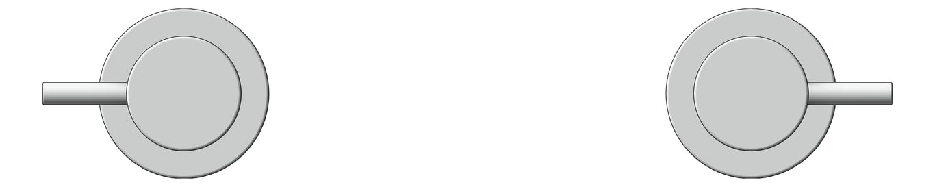 Front Image of Tap Wall Raymor Projix Lever