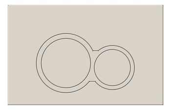 Front Image of FlushButton WallFaced Raymor Byron Round