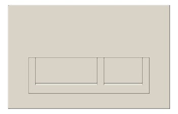 Front Image of FlushButton WallFaced Raymor Byron Square