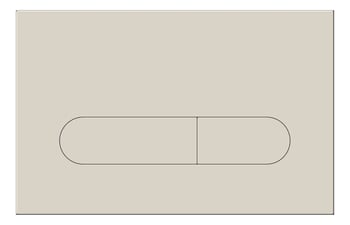 Front Image of FlushButton WallFaced Raymor Oval