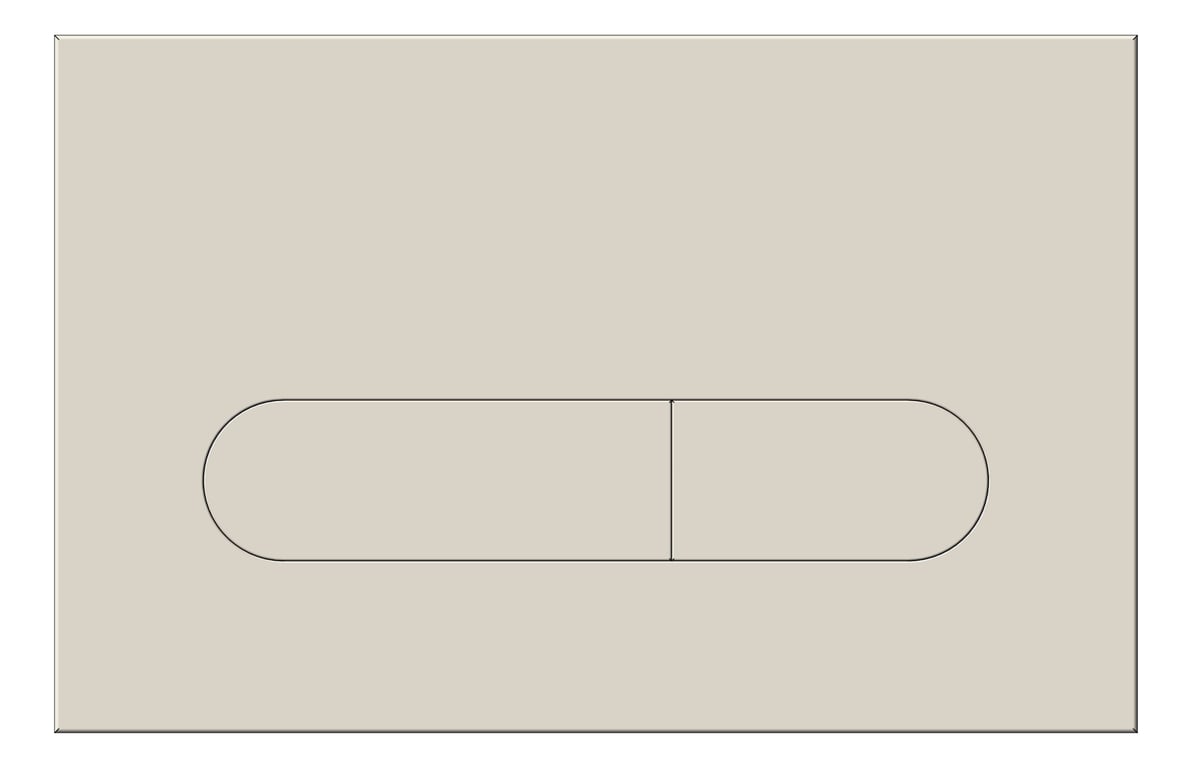 Front Image of FlushButton WallFaced Raymor Oval