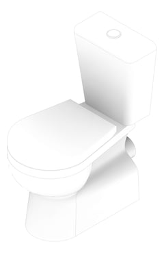 3D Documentation Image of ToiletSuite CloseCoupled Raymor Classic PTrap