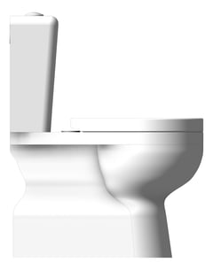 Left Image of ToiletSuite CloseCoupled Raymor Classic STrap