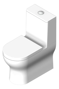 3D Shaded Image of ToiletSuite WallFaced Raymor Alpha