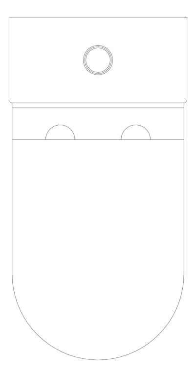 Plan Image of ToiletSuite WallFaced Raymor EdgeII ComfortHeight