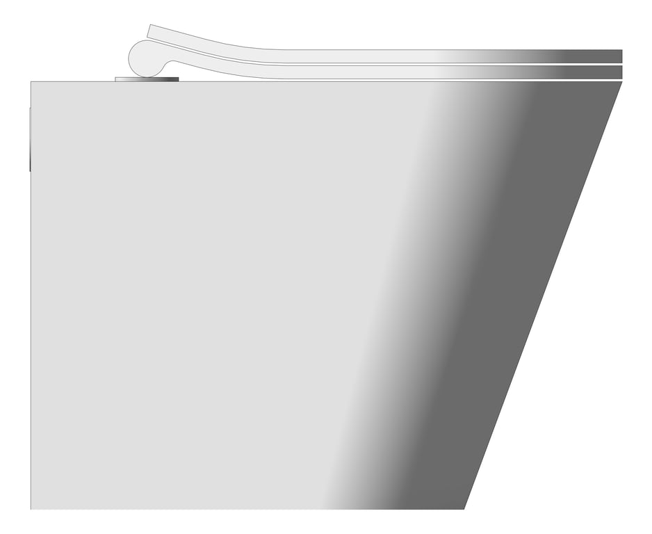 Left Image of Toilet WallHung Raymor EdgeII