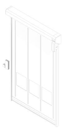 3D Documentation Image of Door Roller RemaxDoors Rapid EX45 ConcealedTrack