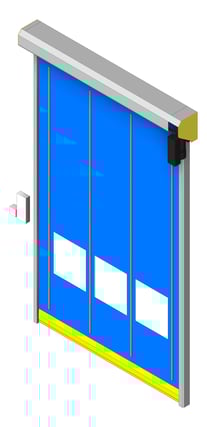 3D Shaded Image of Door Roller RemaxDoors Rapid EX45 ConcealedTrack